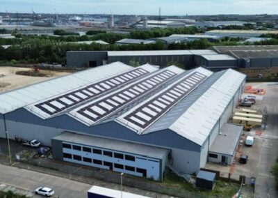 DHL Solar Panels in South Shields